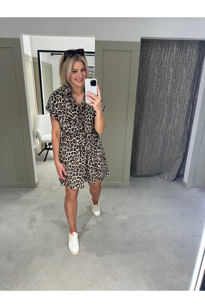 TSC Lexi Short Leopard Dress