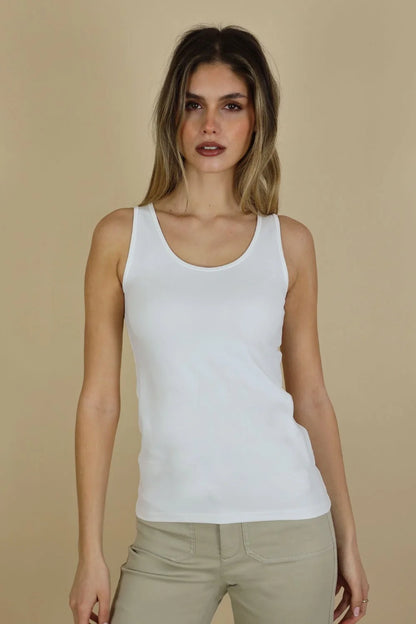 No2Moro Iris Glide Tank T-shirt White