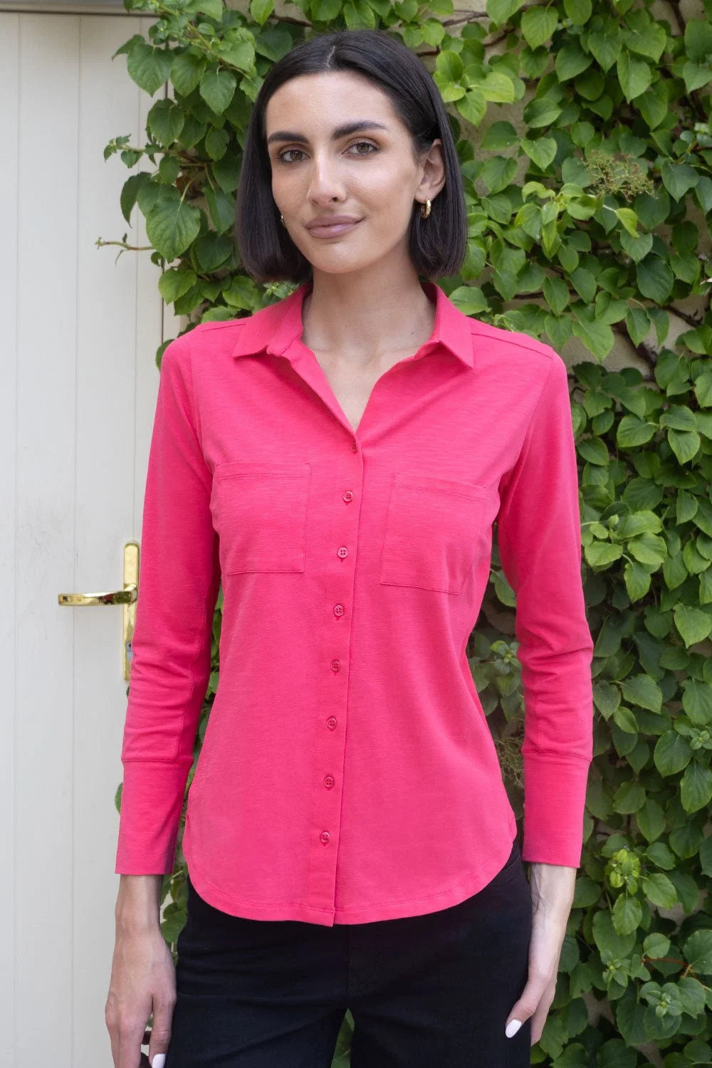 No2moro Izzy Cotton Shirt Petal Pink