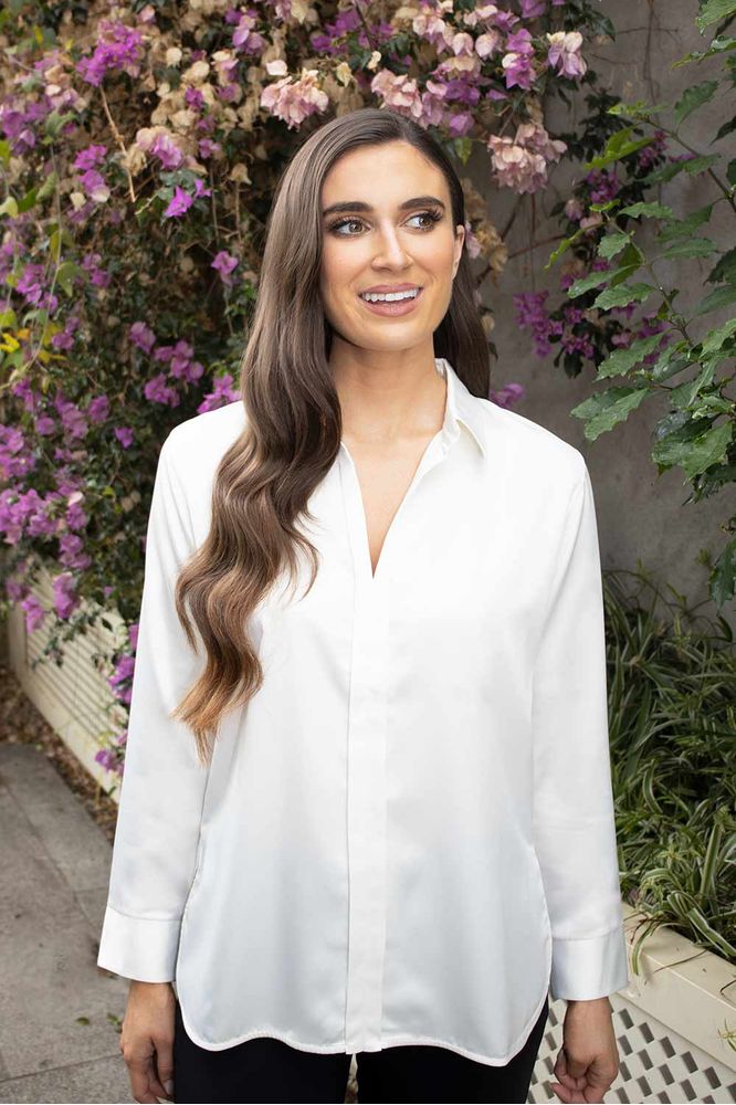 No2moro Joy Silk Look Shirt