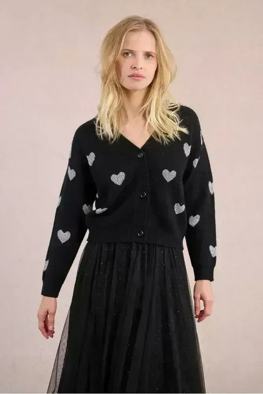 Molly Bracken Black Heart Cardigan