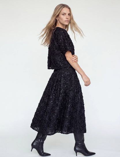 Mos Mosh Reya Sequins Back Top Blouses/Tops Black