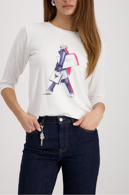 Monari T-Shirt Off-White 410082