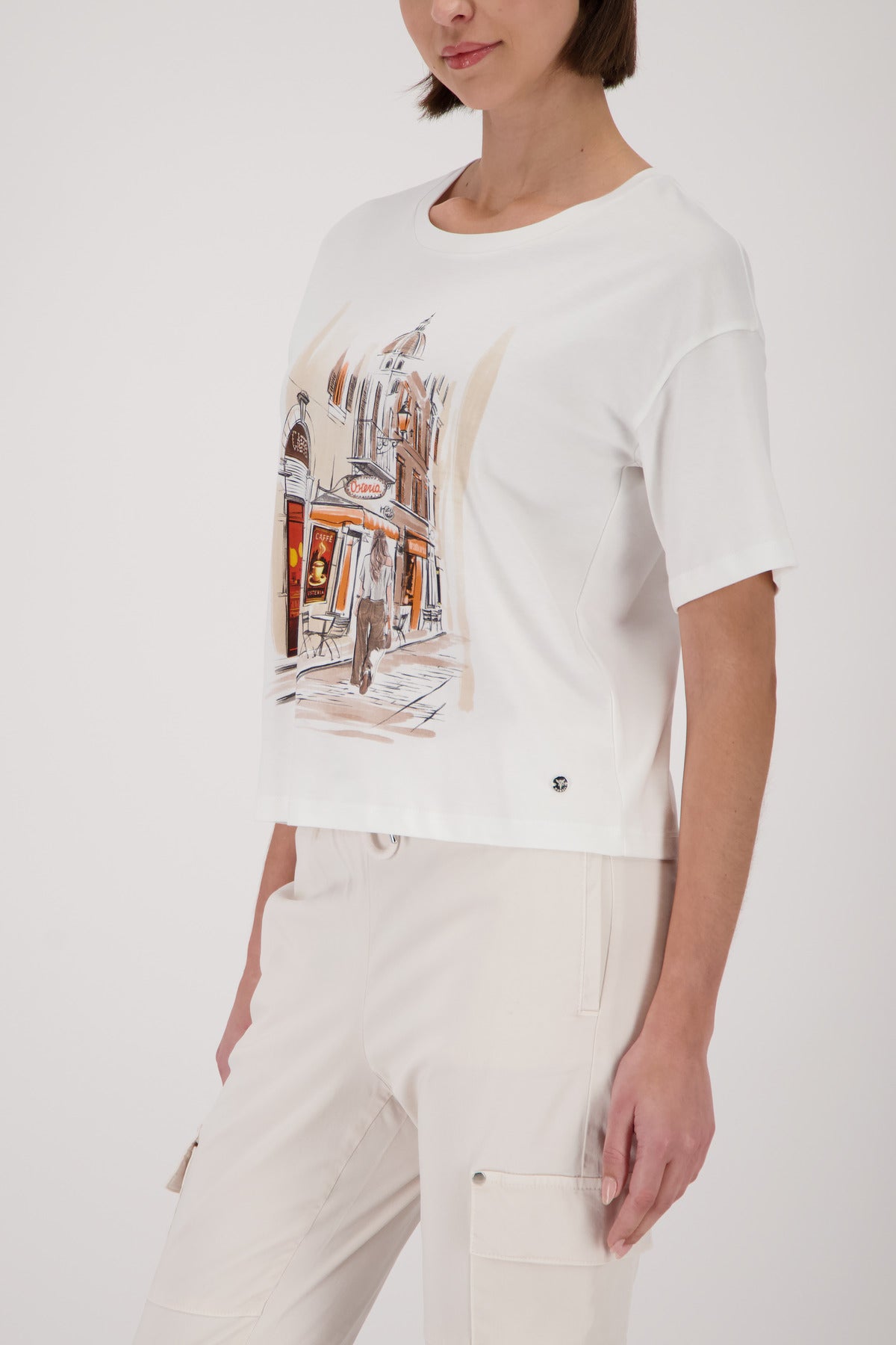 Monari T-Shirt Off-White 410087