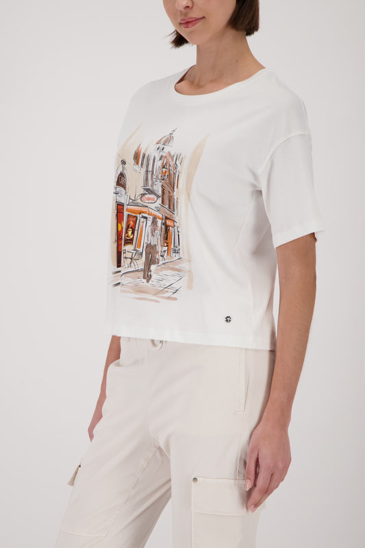 Monari T-Shirt Off-White 410087