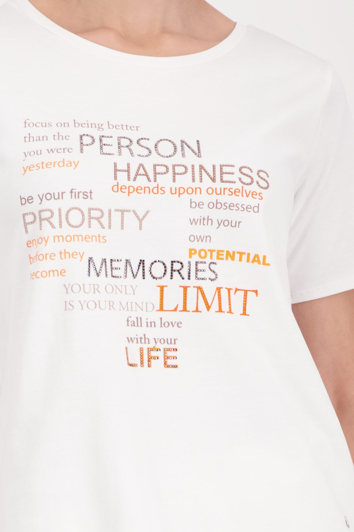 Monari T-Shirt Off-White 410466