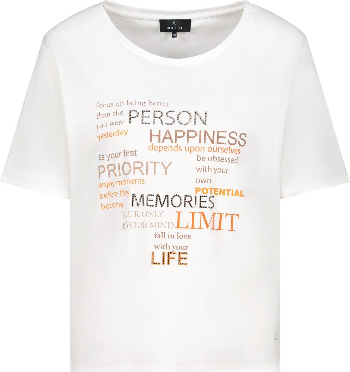 Monari T-Shirt Off-White 410466
