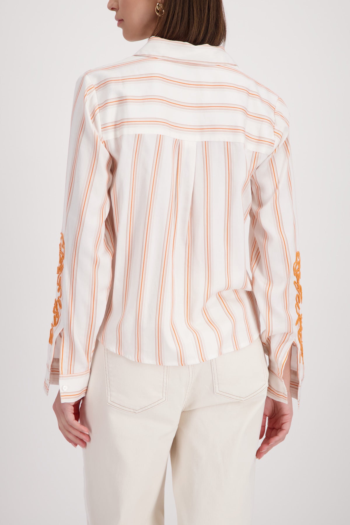 Monari Blouse Off-White Pattern 410249