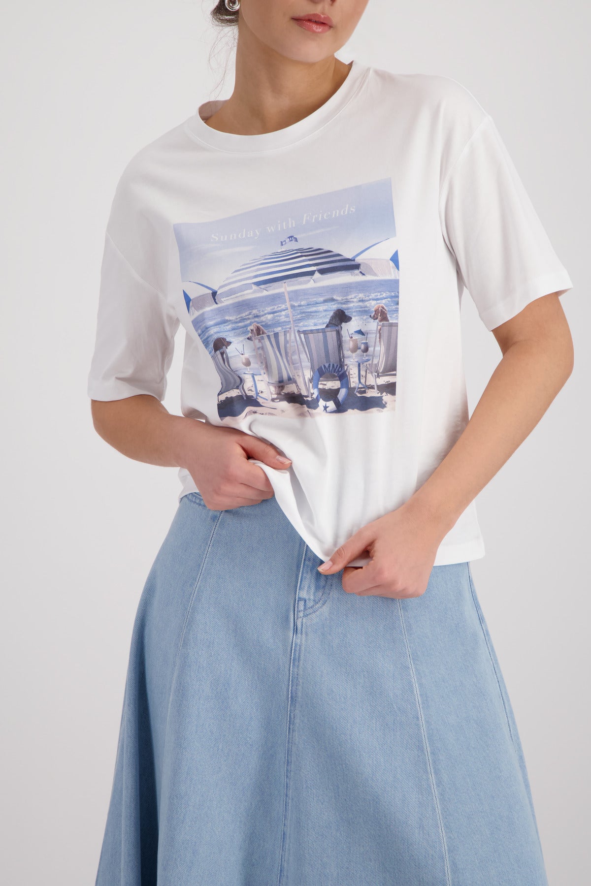 Monari Cream T-Shirt 410620