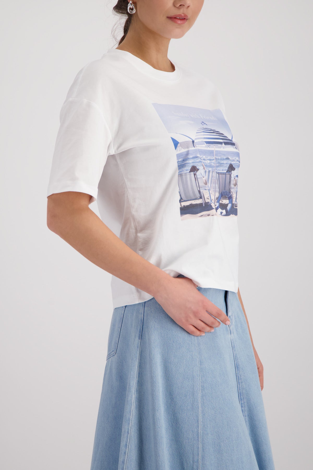 Monari Cream T-Shirt 410620