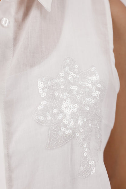 Monari Cream Blouse 410836