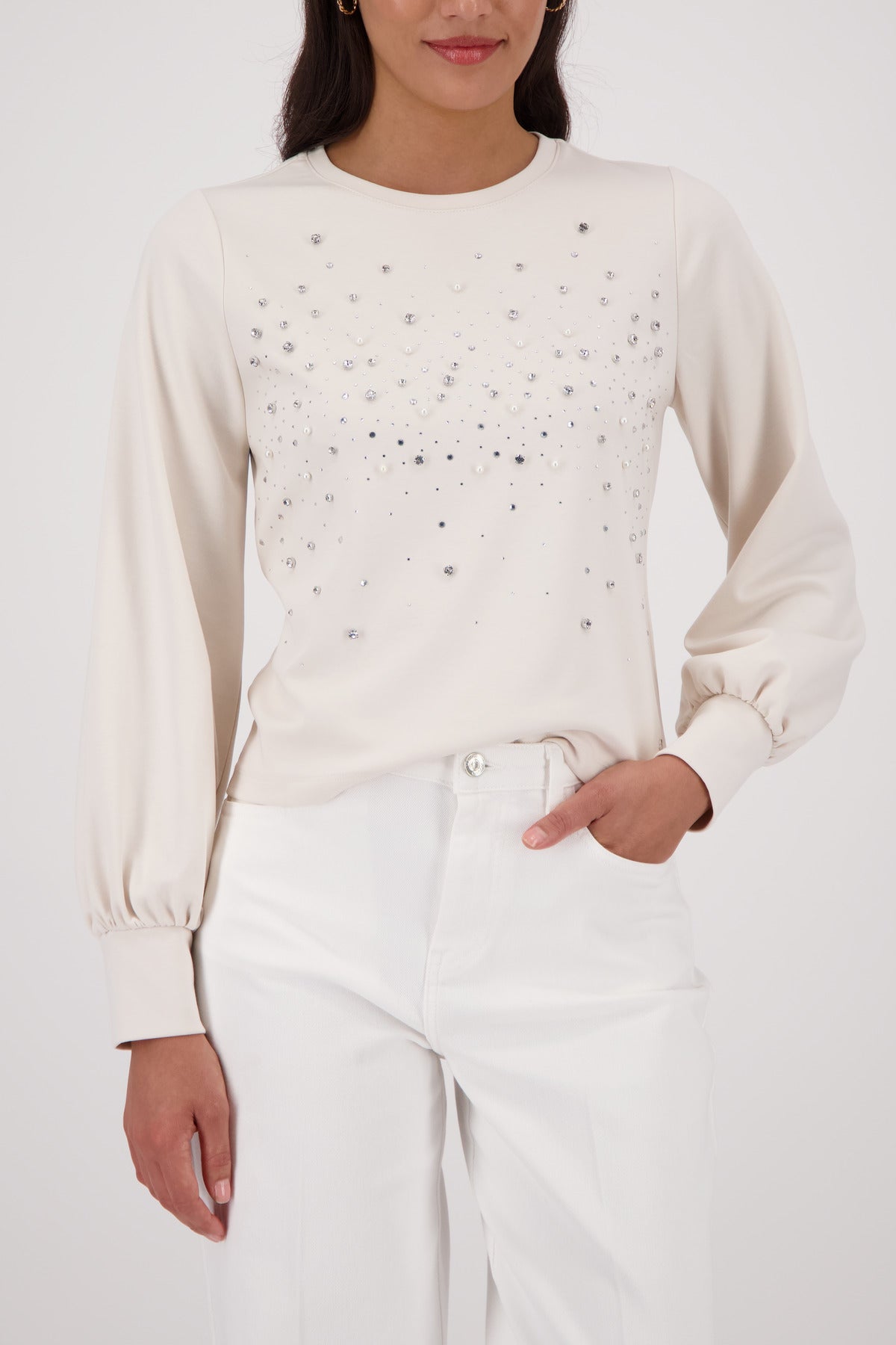 Monari T-Shirt Champagne Beige 410114