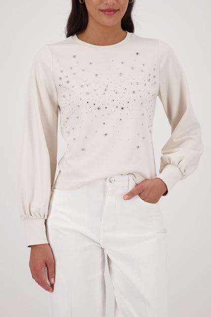 Monari T-Shirt Champagne Beige 410114