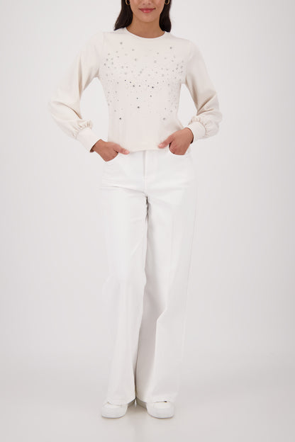 Monari T-Shirt Champagne Beige 410114