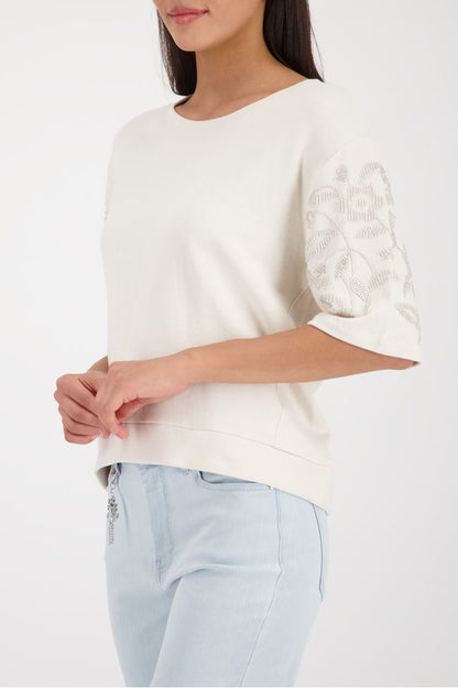 Monari T-Shirt Champagne Beige 410257