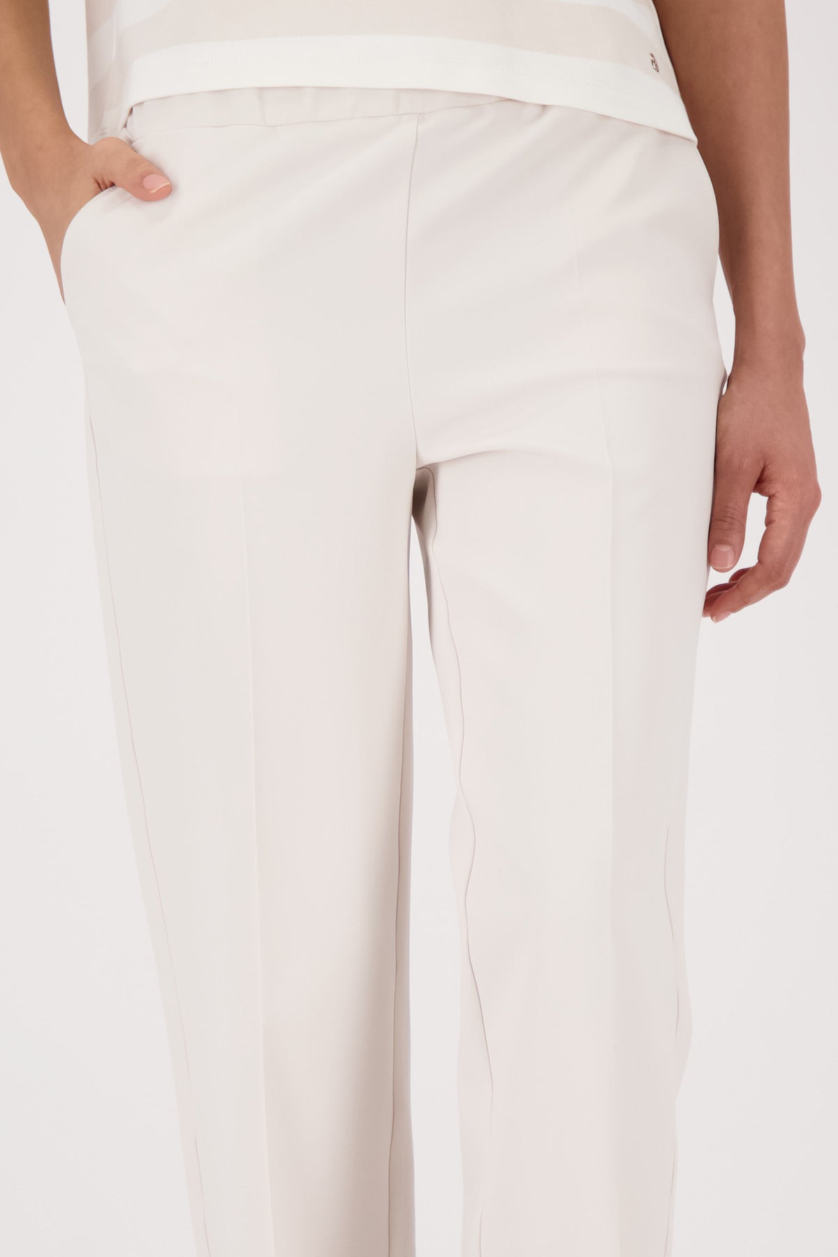 Monari Trousers Champagne Beige 410328