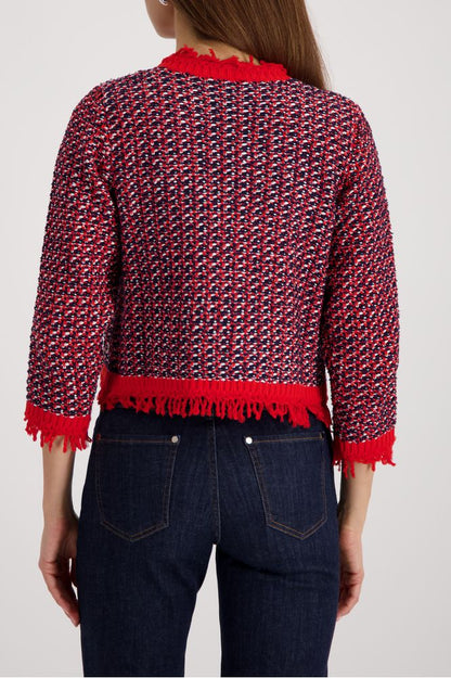 Monari Fringe Tweed Jacket