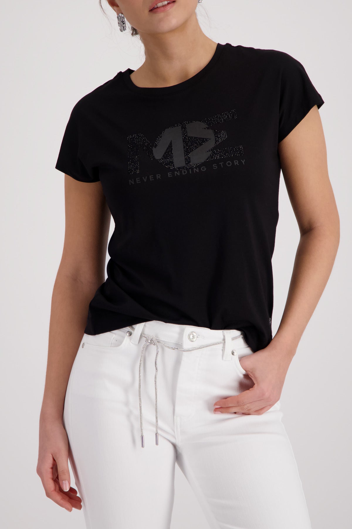Monari Black T-Shirt 410718