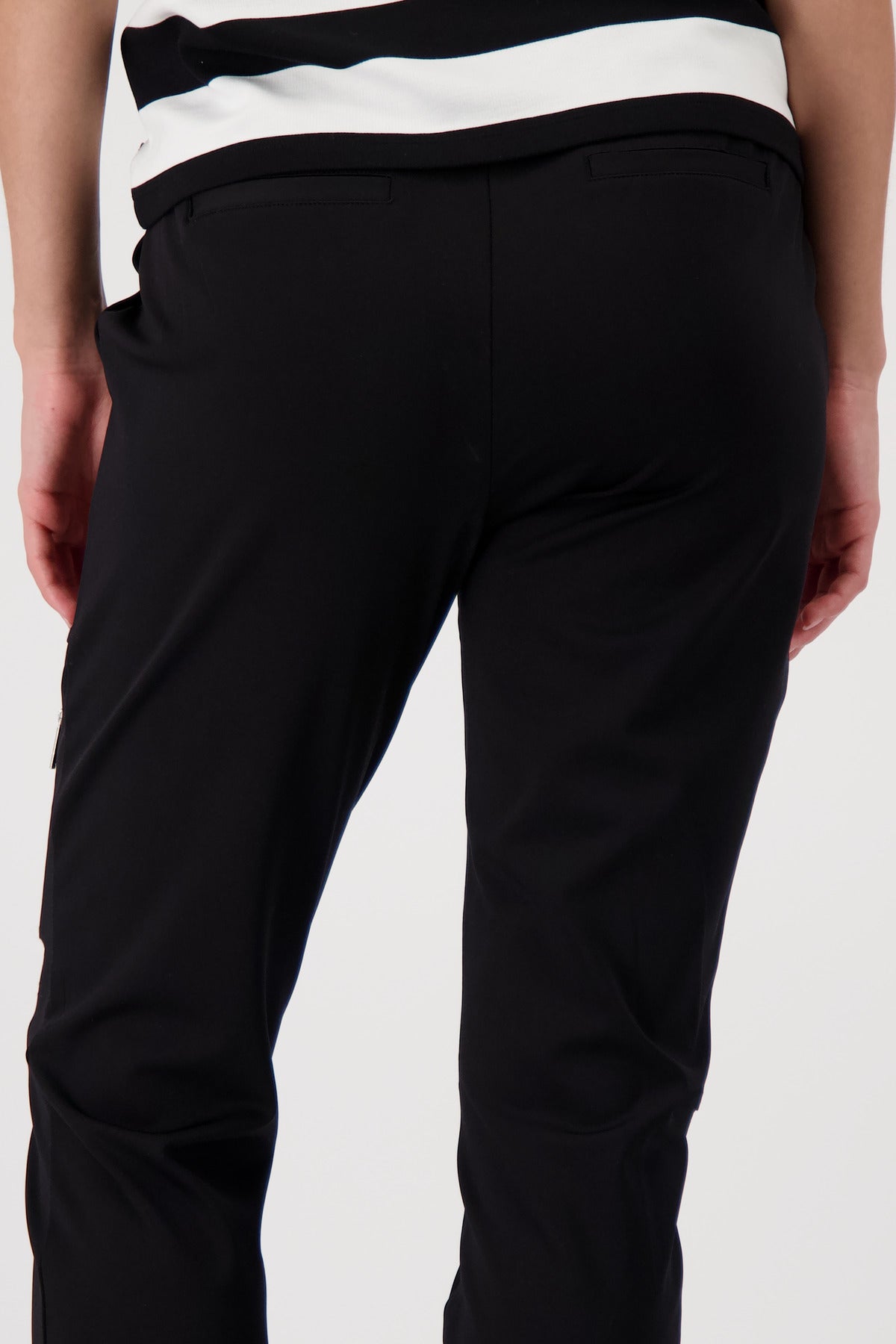 Monari Black Trousers 410772