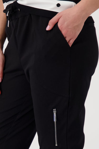 Monari Black Trousers 410772