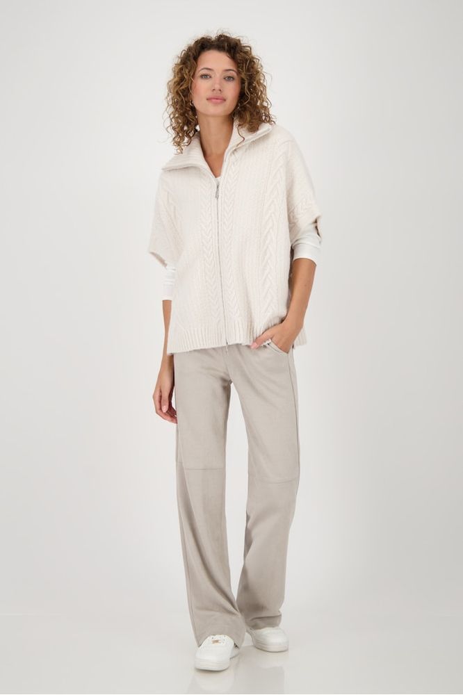 Monari Oat Milk Strickcape Jacket