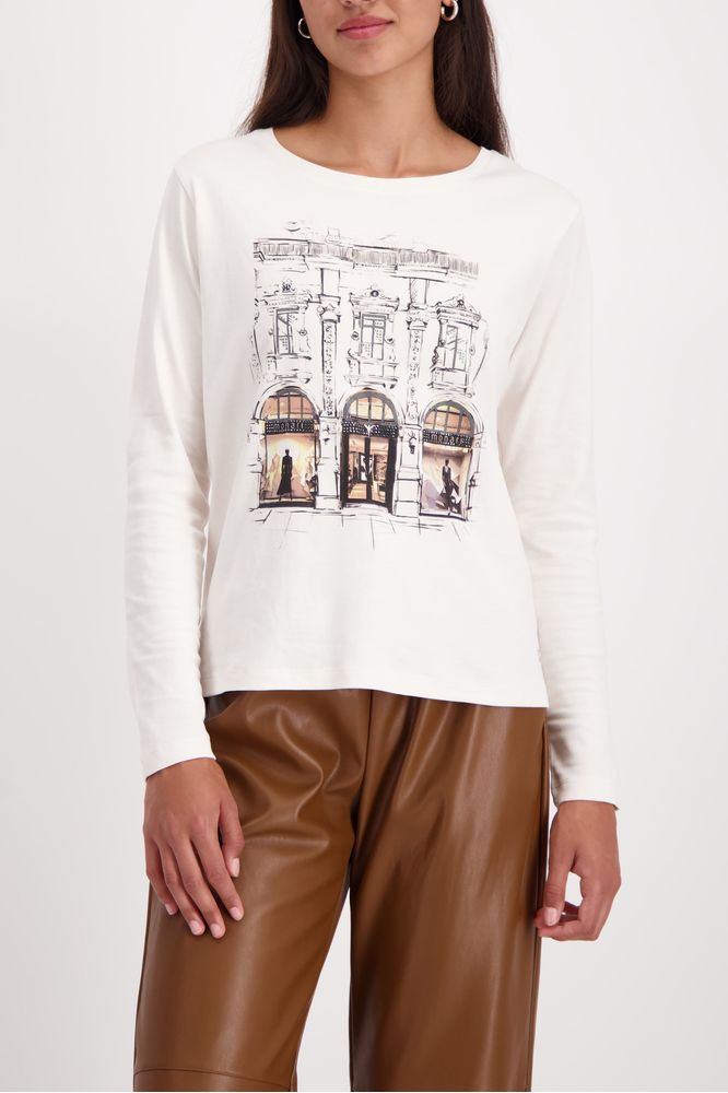 Monari Almond Shop Front T-Shirt