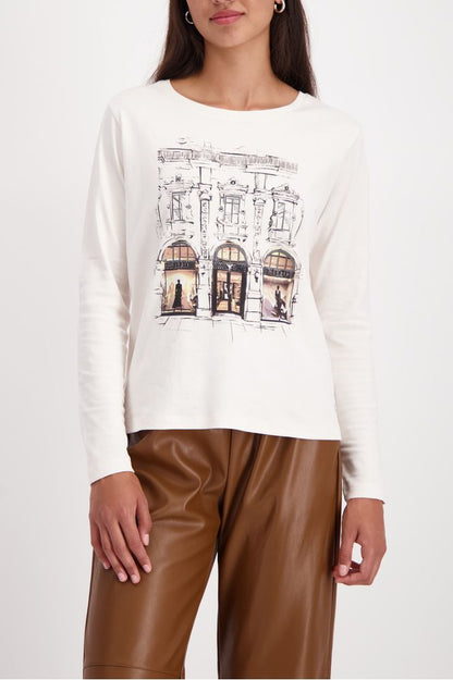 Monari Almond Shop Front T-Shirt