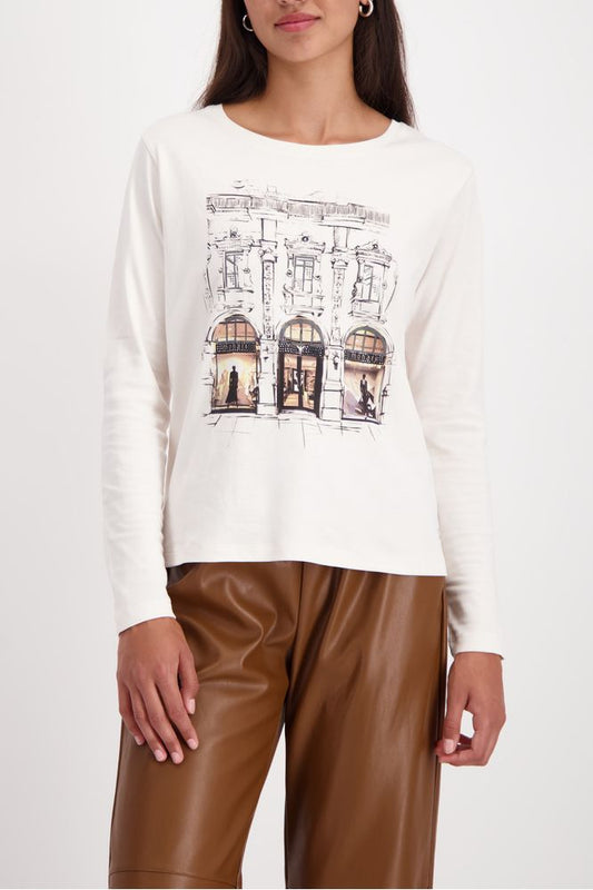 Monari Almond Shop Front T-Shirt