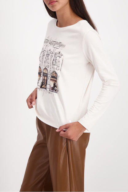 Monari Almond Shop Front T-Shirt