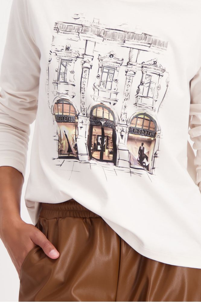 Monari Almond Shop Front T-Shirt