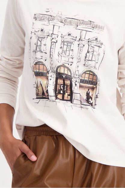 Monari Almond Shop Front T-Shirt