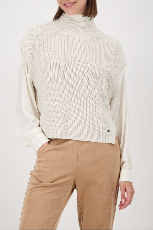 Monari Almond Knitted Pullover