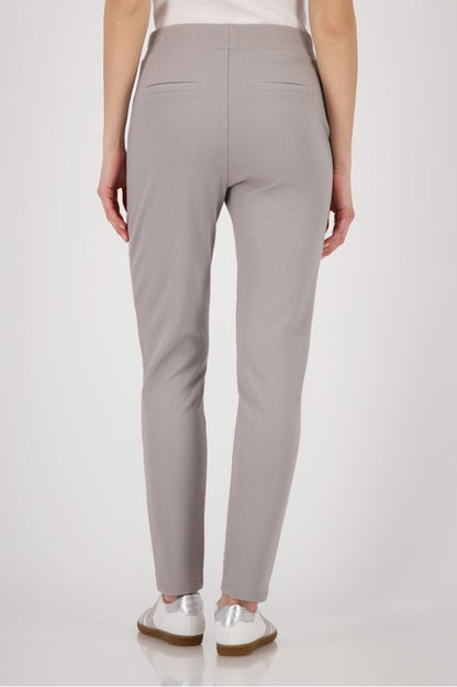 Monari Greige Wide Leg Trouser