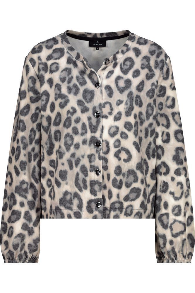 Monari Greige Pattern Jacket