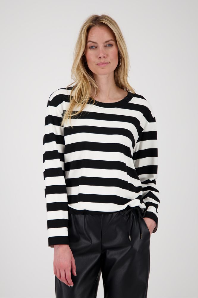 Monari Black Striped Sweater