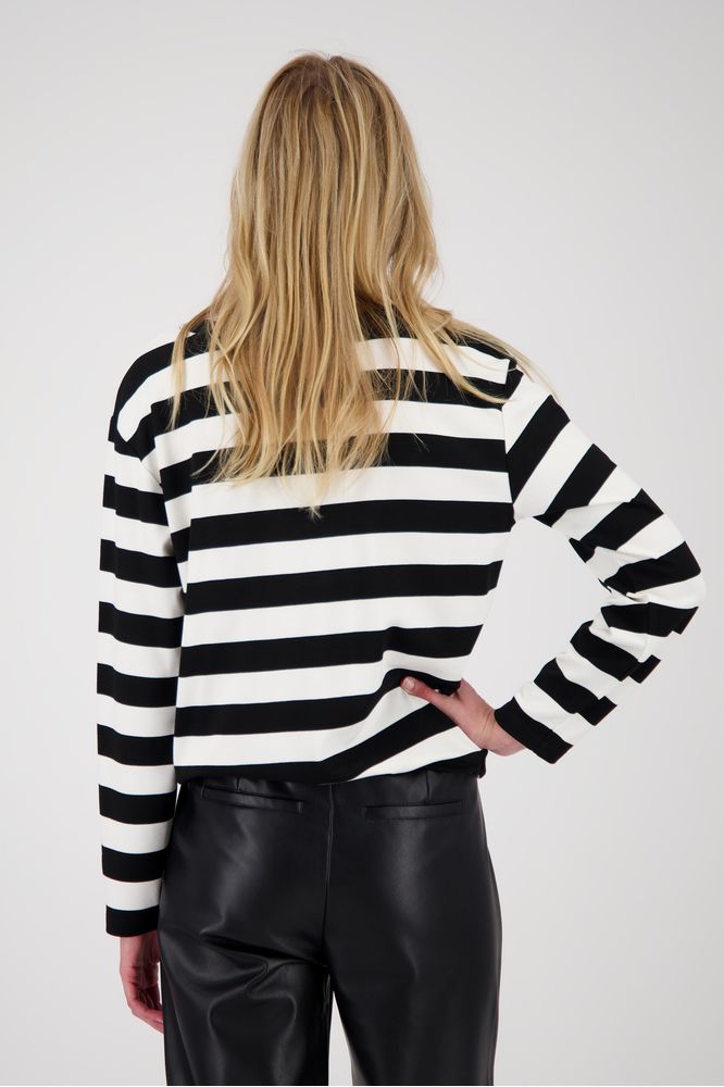 Monari Black Striped Sweater