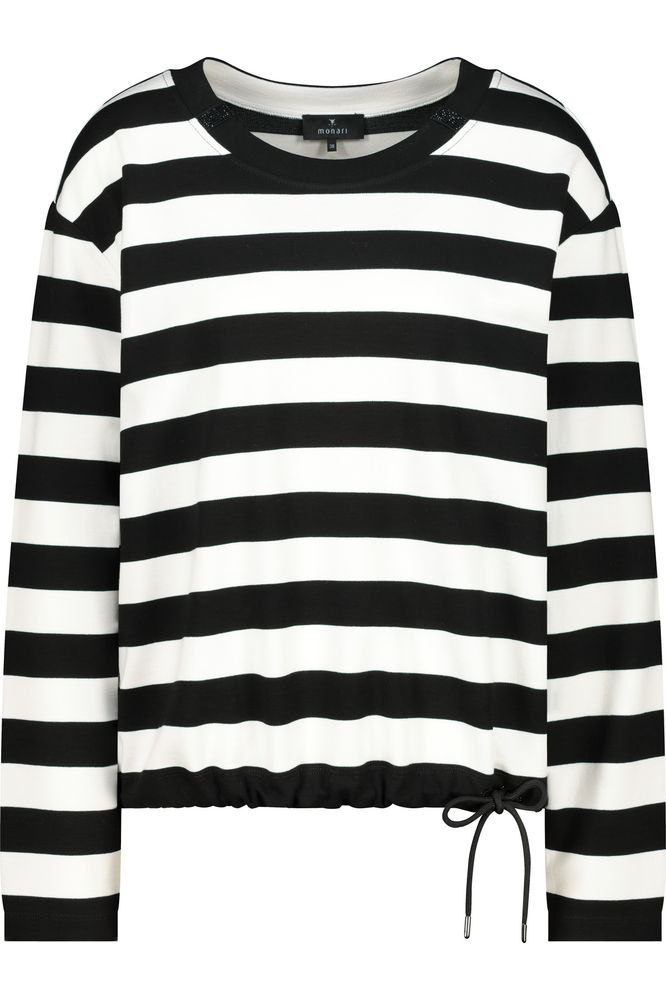 Monari Black Striped Sweater