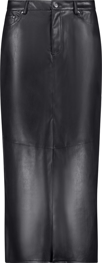 Monari Leather Look Skirt