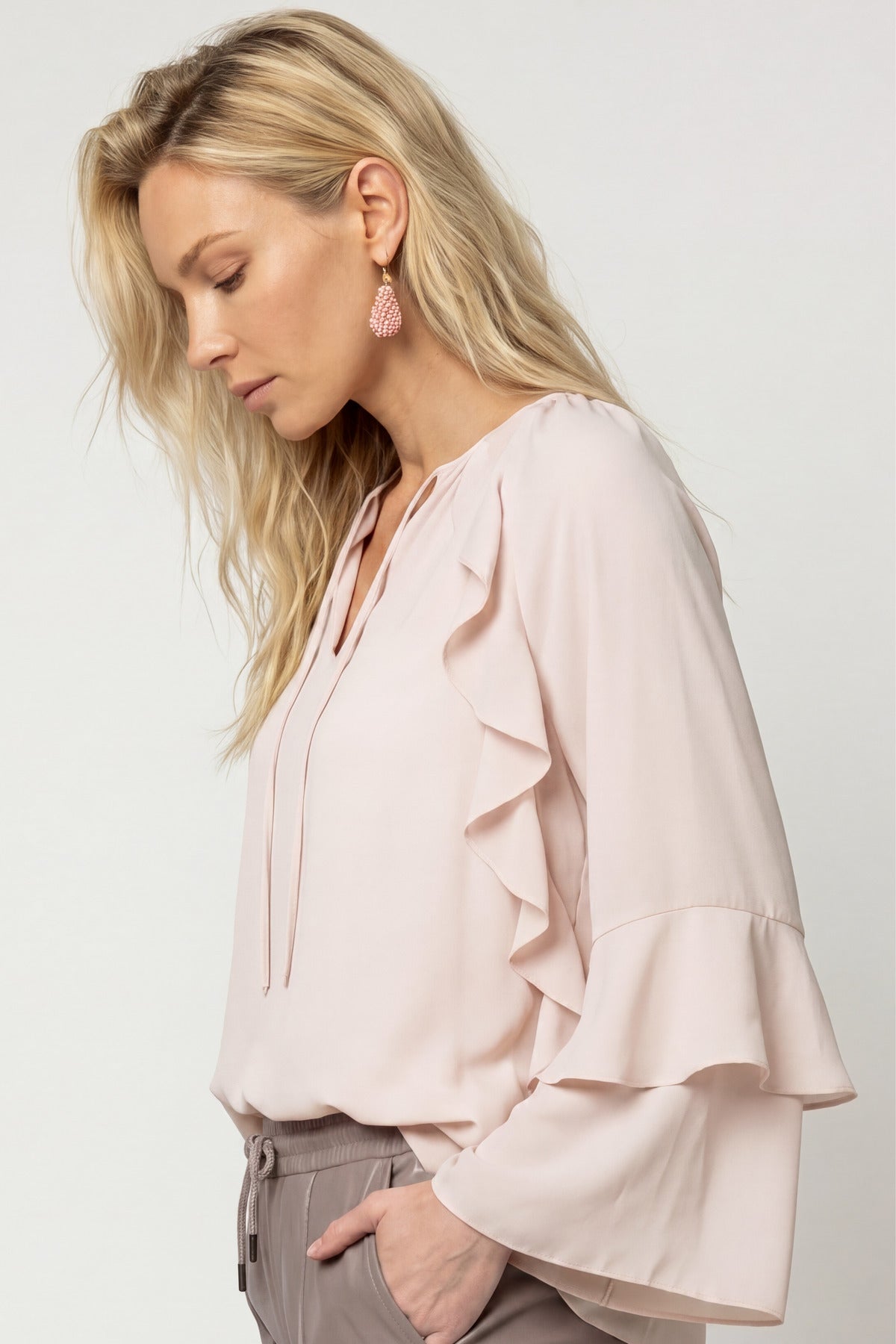Monari Chiffon Blouse Rosewater