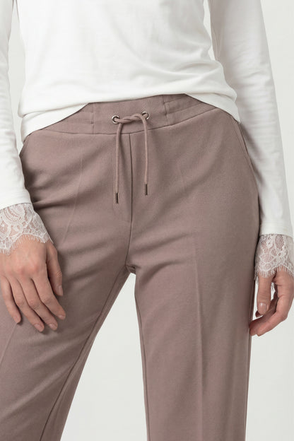 Monari Wide Leg Trousers Taupe