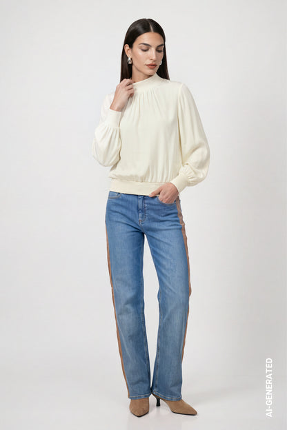 Monari Jeans Velvet Trousers Jeans