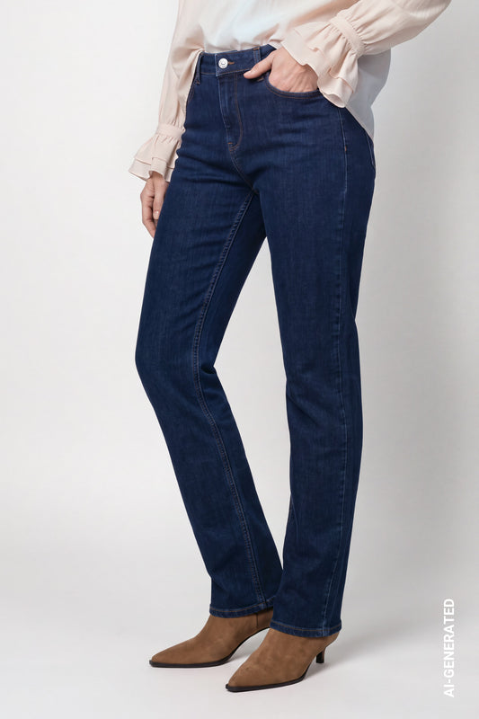 Monari Straight Leg Jeans Blue Denim