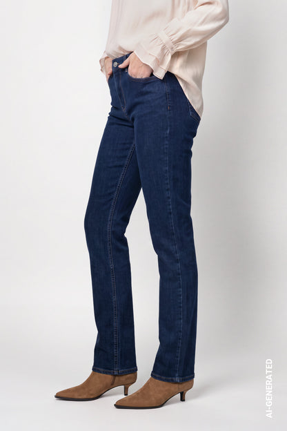 Monari Straight Leg Jeans Blue Denim