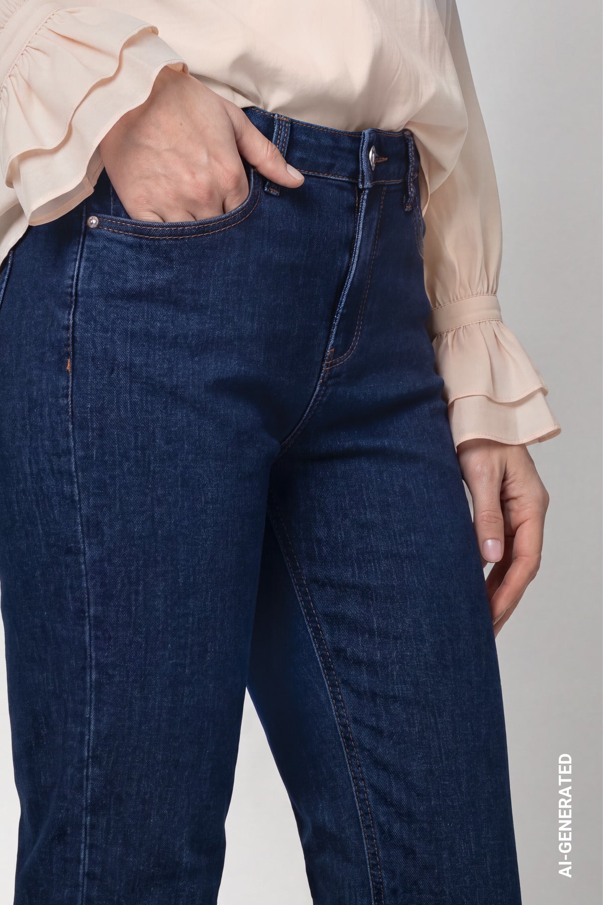 Monari Straight Leg Jeans Blue Denim
