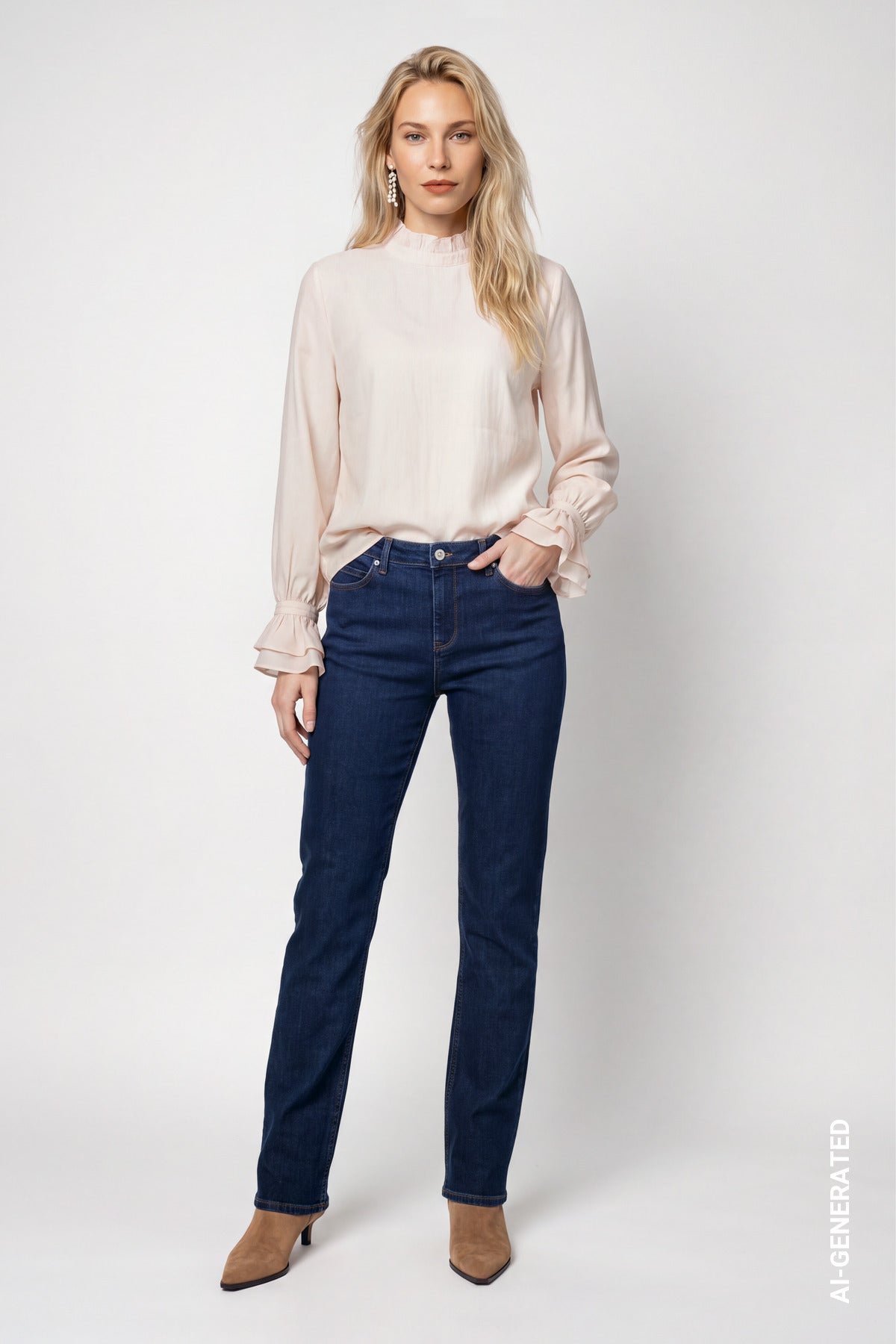 Monari Straight Leg Jeans Blue Denim
