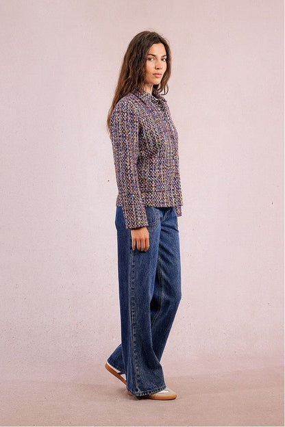 Molly Bracken Multicolour Tweed Jacket