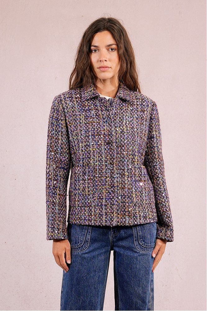 Molly Bracken Multicolour Tweed Jacket