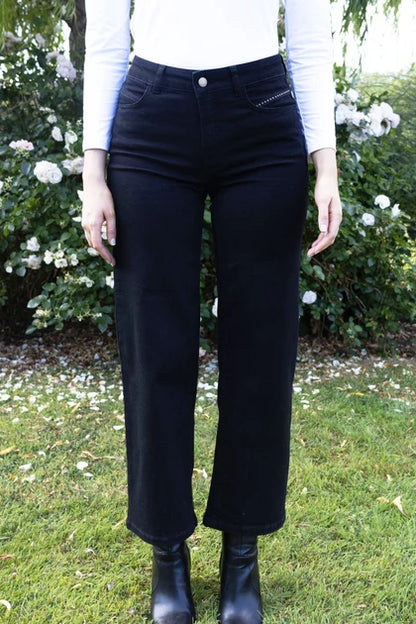 No2Moro Napoli Wide Jean Black