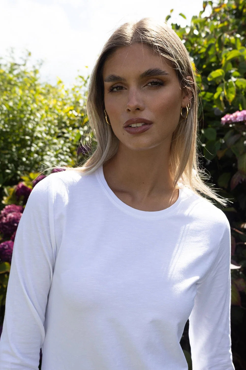 No2Moro Paris Long Sleeve T-Shirt White