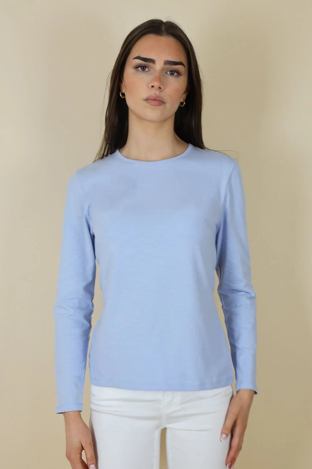 No2Moro Paris Long Sleeve T-Shirt Blue